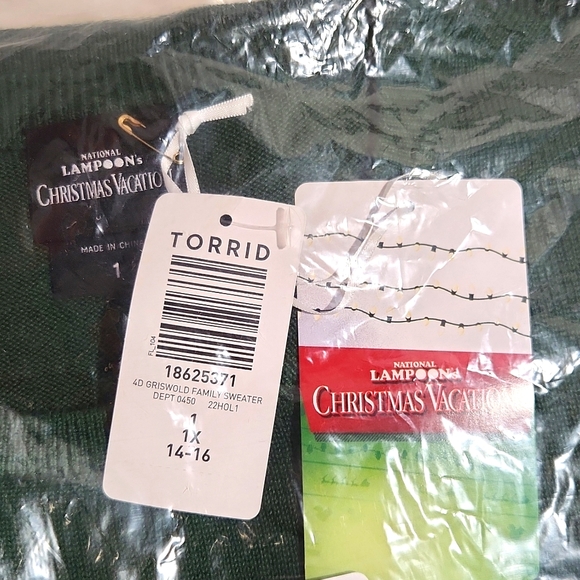 ❤️NWT VINTAGE TORRID SWEATER - CHRISTMAS VACATION - GRISWOLD HOLIDAY PLUS SIZE - Picture 7 of 12